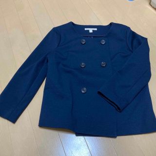 バナナリパブリック(Banana Republic)のバナパブ　size0 ノーカラージャケット(ノーカラージャケット)