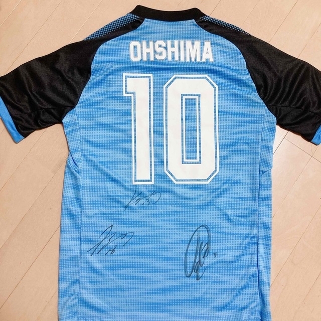 川崎フロンターレ 10大島僚太 他選手サイン入りユニフォーム | フリマアプリ ラクマ