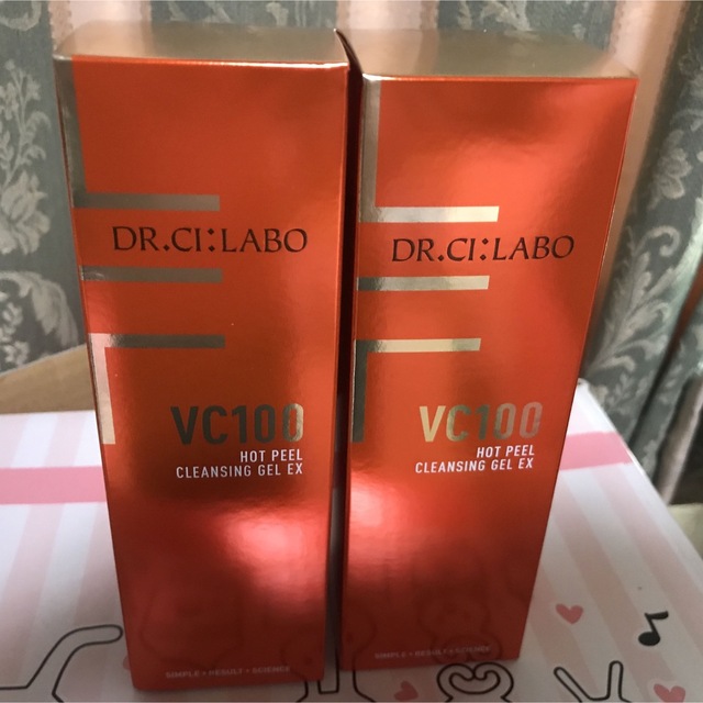 Dr.Ci Labo(ドクターシーラボ)のドクターシーラボ VC100ホットピールクレンジングゲルEX 150g x2個 コスメ/美容のスキンケア/基礎化粧品(クレンジング/メイク落とし)の商品写真