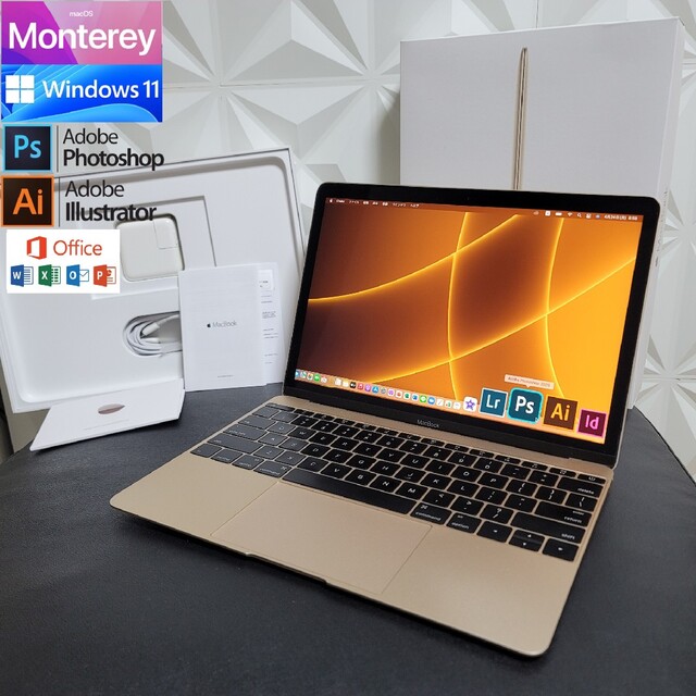 見事な Apple Office 11 macOS/Windows 12インチ MacBook 美品