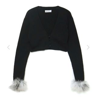 fur cuffs nano cardigan / melt the lady