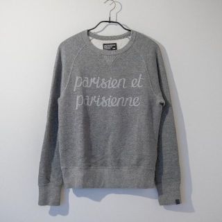 メゾンキツネ(MAISON KITSUNE')のMAISON KITSUNE × LOOPWHEELER ロゴスウェット　コラボ(スウェット)