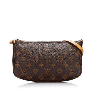 ルイヴィトン(LOUIS VUITTON)のルイ ヴィトン モノグラム ポシェット アクセソワール ハンドバッグ アクセサリーポーチ M40712 PVC レディース LOUIS VUITTON 【222-98120】(ポーチ)