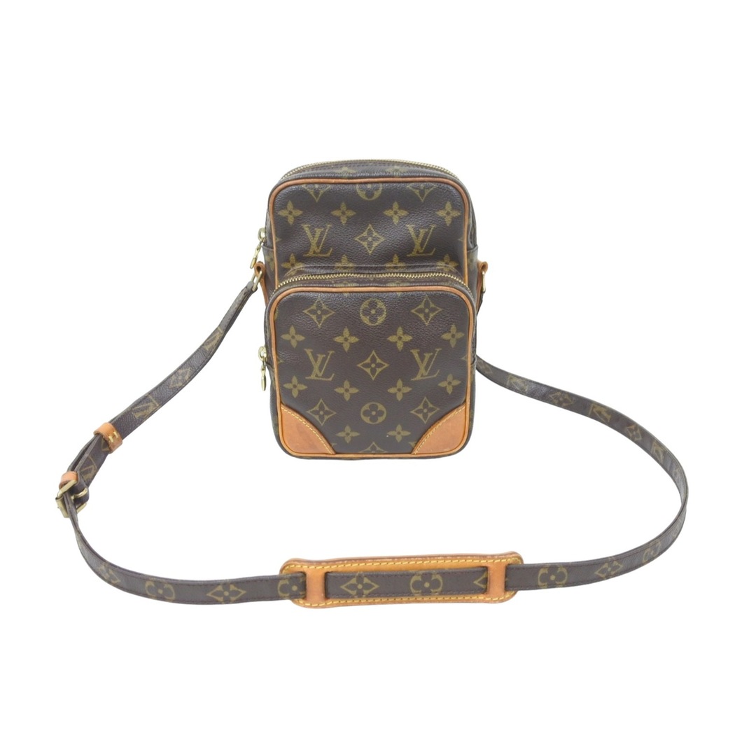 ルイヴィトン LOUIS VUITTON アマゾン M45236 モノグラム ポシェット 斜め掛け カバン ショルダーバッグ モノグラムキャンバス ブラウン