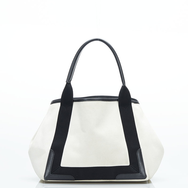 Balenciaga(バレンシアガ)のバレンシアガ ネイビーカバS ハンドバッグ トートバッグ 339933 キャンバス レディース BALENCIAGA 【222-98172】 レディースのバッグ(ハンドバッグ)の商品写真