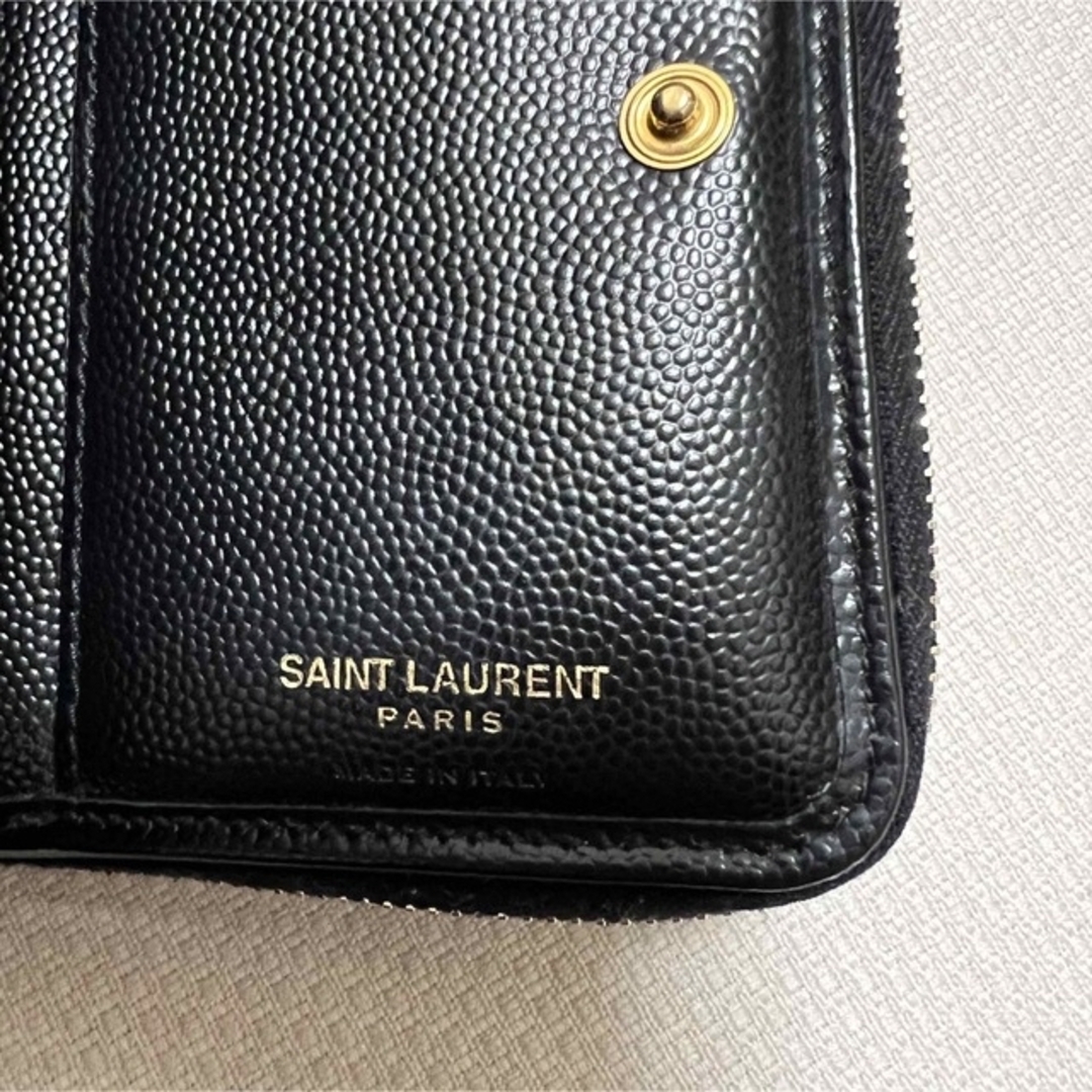 Saint Laurent(サンローラン)のサンローラン　モノグラム コンパクト ジップアラウンド ウォレット レディースのファッション小物(財布)の商品写真