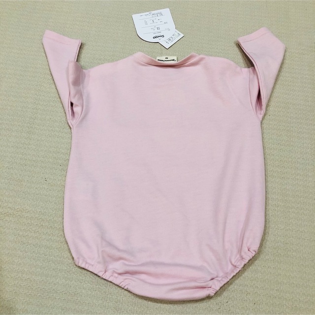 サンリオ(サンリオ)の80cm  サンリオ　マロンクリーム　ロンパース　新品 キッズ/ベビー/マタニティのベビー服(~85cm)(ロンパース)の商品写真