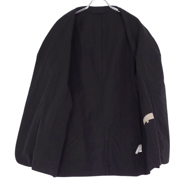 marimekko(マリメッコ)のマーガレットハウエル MARGARET HOWELL ジャケット テーラードジャケット シングル 芯なし コットン リネン アウター メンズ L ブラック メンズのジャケット/アウター(テーラードジャケット)の商品写真