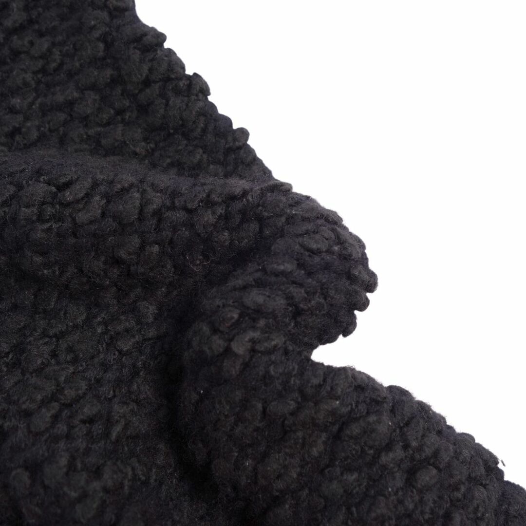 美品 アレキサンダーワン TRICOT ALEXANDER WANG ニット ワンピース ドレス ロングスリーブ ボア 無地 トップス レディース S  ブラック