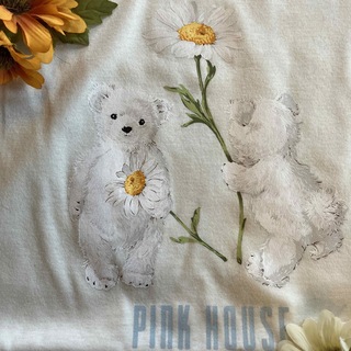 ピンクハウス(PINK HOUSE)のピンクハウス🌷ひな菊テディ🧸半袖Tシャツ🌻(Tシャツ(半袖/袖なし))