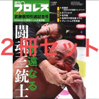 カドカワショテン(角川書店)の2冊 週刊プロレス 増刊号 武藤敬司引退記念号2023年3月10日No.2232(趣味/スポーツ)