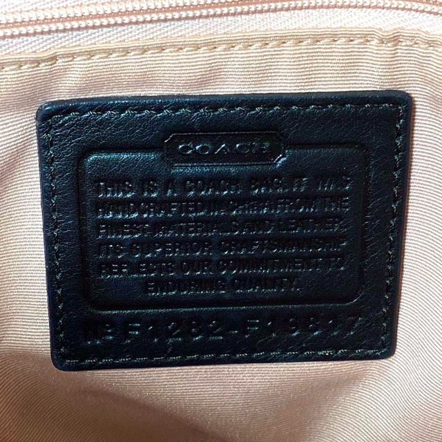 COACH 28 シグネチャー　トートバッグ　ブラウン　PVCレザー