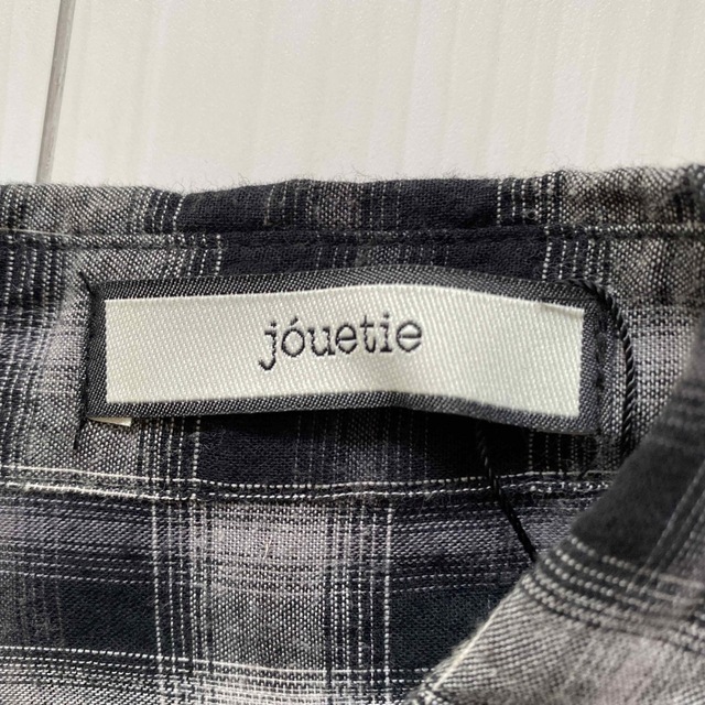 jouetie(ジュエティ)のjouetie 長袖 チェック ロングシャツワンピース ジュエティ レディースのワンピース(ロングワンピース/マキシワンピース)の商品写真