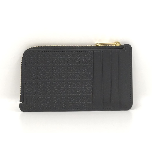 LOEWE(ロエベ)のLOEWE カードケース リピート アナグラム レザー ブラック レディースのファッション小物(財布)の商品写真
