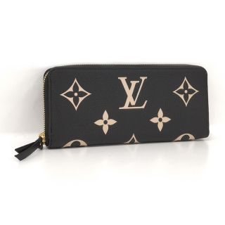 ルイヴィトン(LOUIS VUITTON)のLOUIS VUITTON ポルトフォイユ クレマンス ラウンドファスナー長財布(財布)