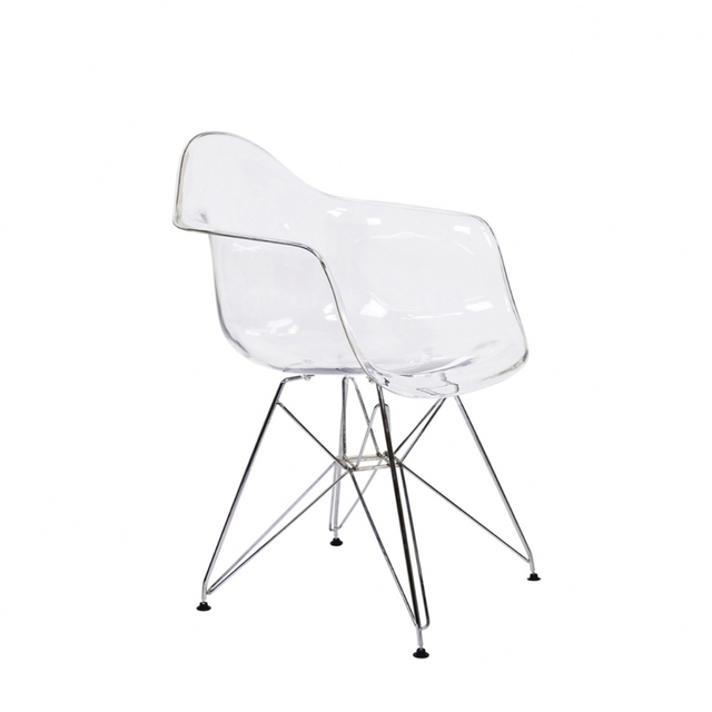 新品 EAMES shell arm chair Clear イームズ リプロ