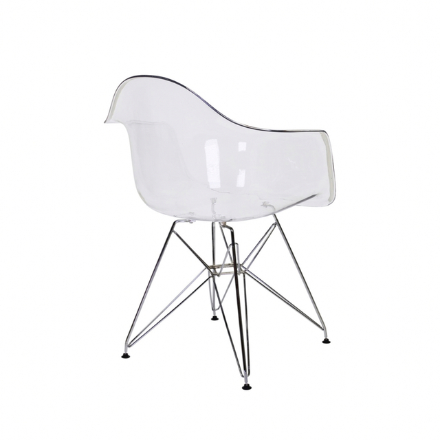 新品 EAMES shell arm chair Clear イームズ リプロ