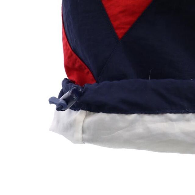 Reebok(リーボック)のリーボック ナイロン ロングパンツ M 紺×赤×白 Reebok スポーツ 裏メッシュ地 メンズ 【中古】  【230425】 メンズのトップス(ジャージ)の商品写真