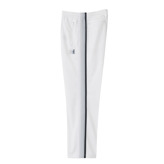 needles x studious track pants M white 【人気急上昇】 vivacf.net