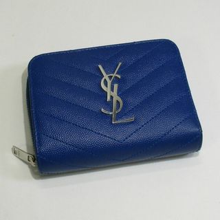 サンローラン(Saint Laurent)のYVES SAINT LAURENT 二つ折り コンパクト財布 キルティング(財布)