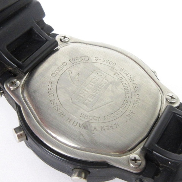 カシオジーショック 腕時計 デジタル G-5600 2597 黒 ■SM0