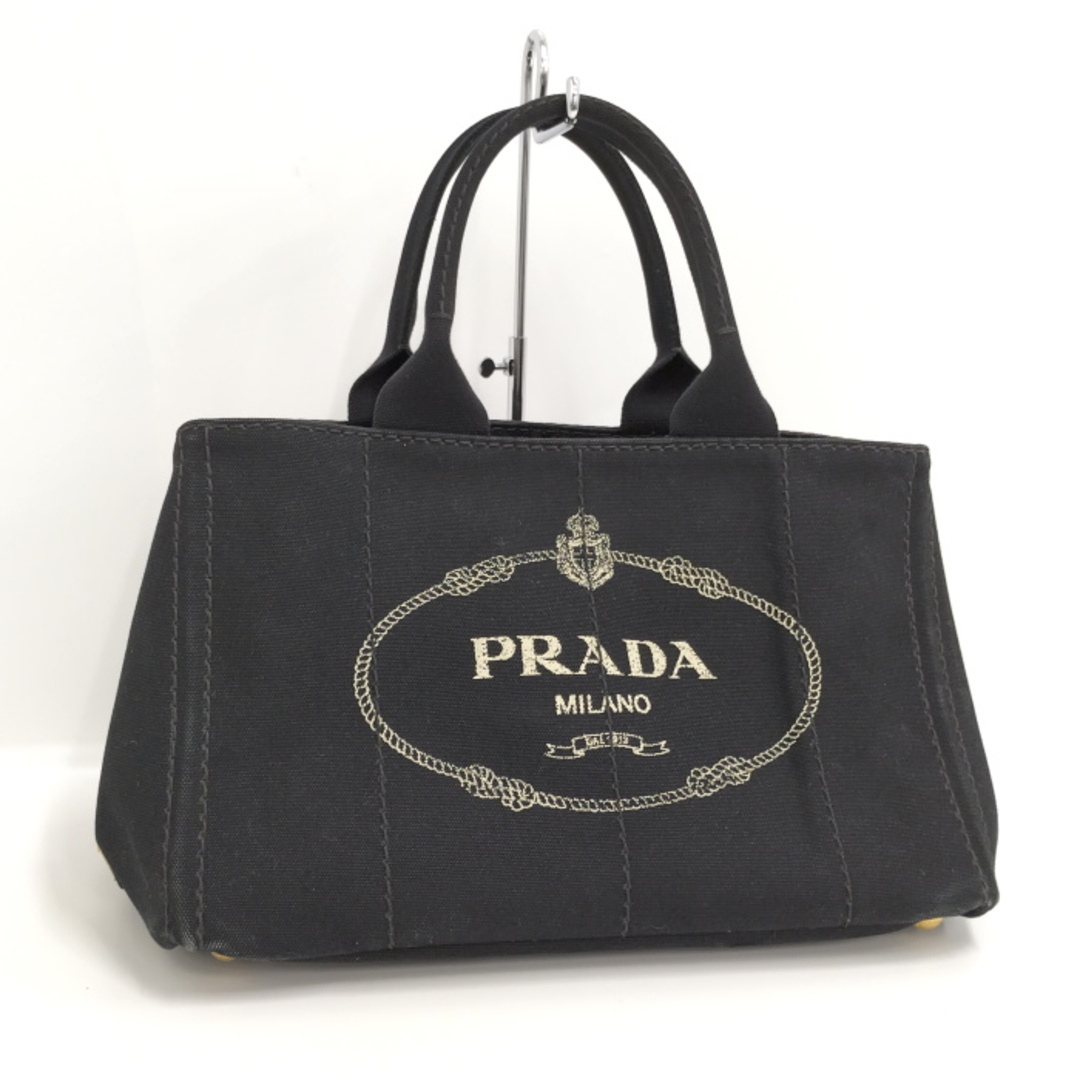 PRADA カナパトート ハンドバッグ キャンバス ブラック BN1877キャンバスサイズ