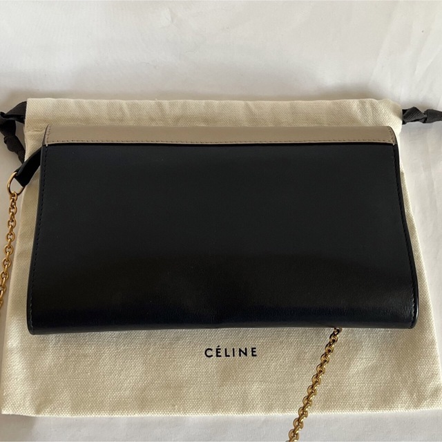 【レア】セリーヌ　Celine ショルダー お財布バッグ　バッグ　チェーン　財布