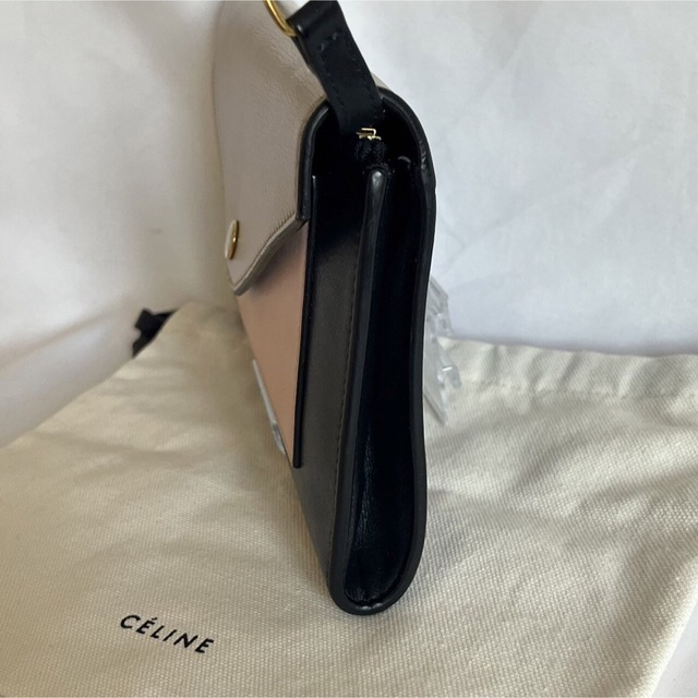 【レア】セリーヌ　Celine ショルダー お財布バッグ　バッグ　チェーン　財布