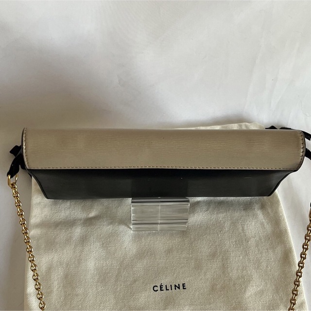 【レア】セリーヌ　Celine ショルダー お財布バッグ　バッグ　チェーン　財布