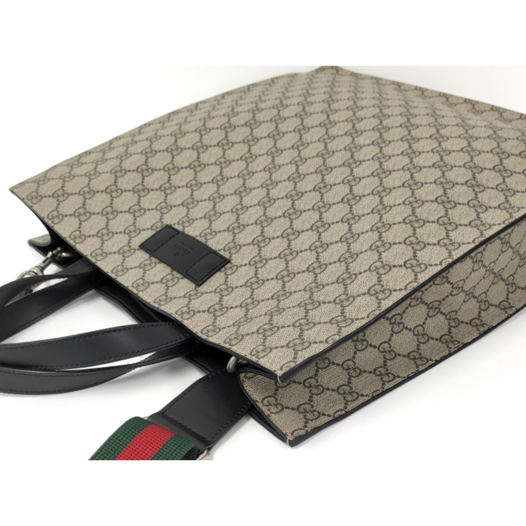 Gucci(グッチ)のGUCCI 2WAY トートバッグ GGスプリーム PVCコーティング ベージュ レディースのバッグ(その他)の商品写真