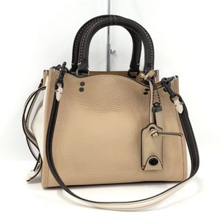 コーチ(COACH)のCOACH 2WAY ショルダーバッグ レザー ベージュ 54536(その他)