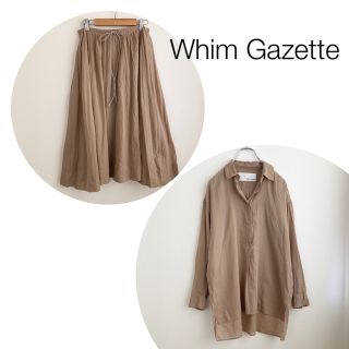 ウィムガゼット(Whim Gazette)の★ウィムガゼット★コットンローンシャツ＆スカート セットアップ(セット/コーデ)