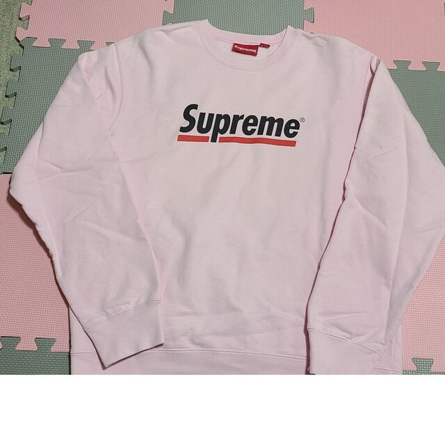 木村拓哉着用 Supreme Underline Crewneck Pink L | labiela.com