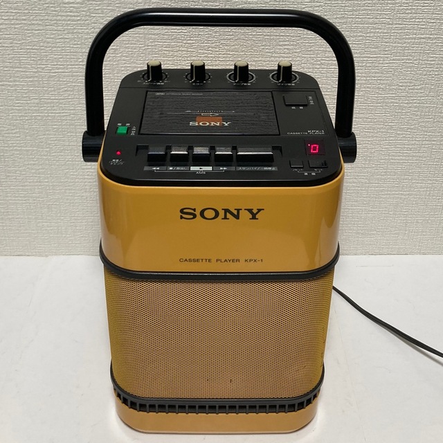 SONY KPX-1 CASSETTE PLAYER ラジカセ ソニー ジャンク 【おトク ...