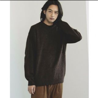 ビームス(BEAMS)の【BROWN】【M】BEAMS HEART / シャギー クルーネックニット(ニット/セーター)