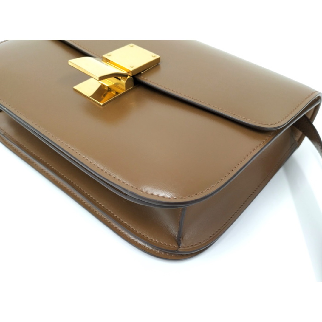 CELINE - CELINE ショルダーバッグ クラッシックボックス レザー CELINE - CELINE ショルダーバッグ クラッシックボックス レザー