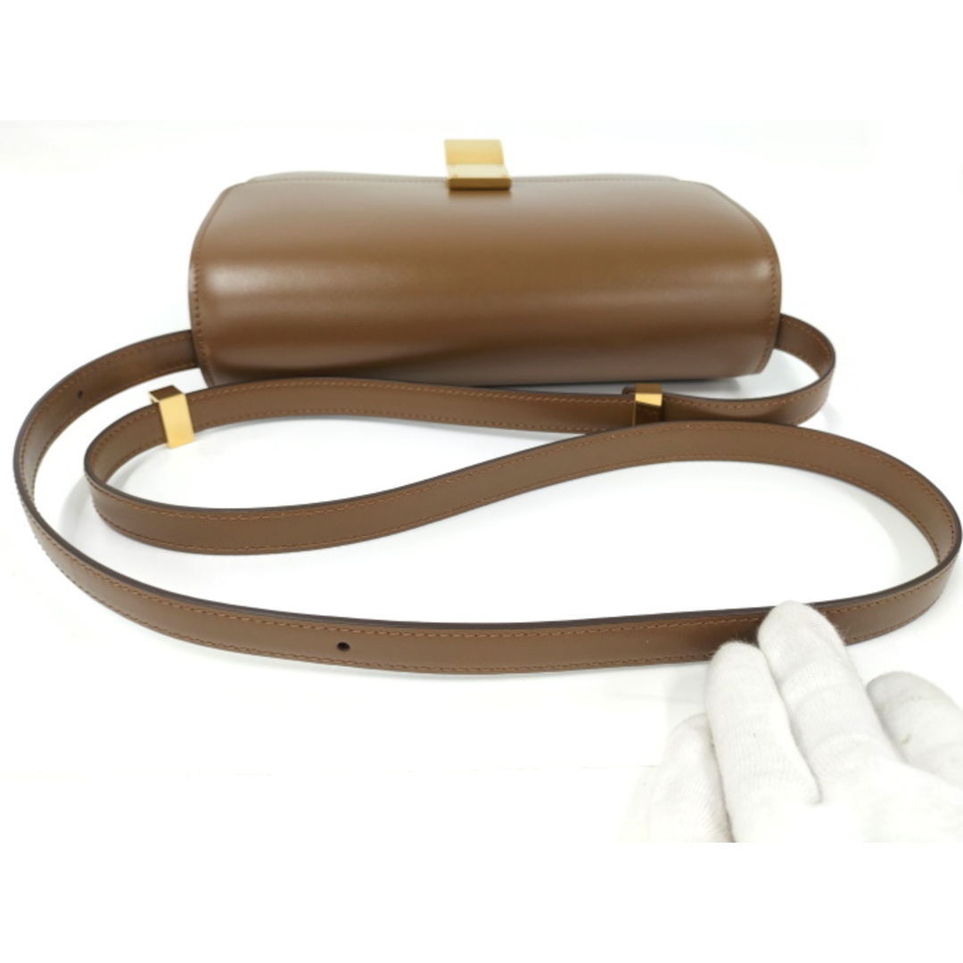 CELINE - CELINE ショルダーバッグ クラッシックボックス レザー CELINE - CELINE ショルダーバッグ クラッシックボックス レザー