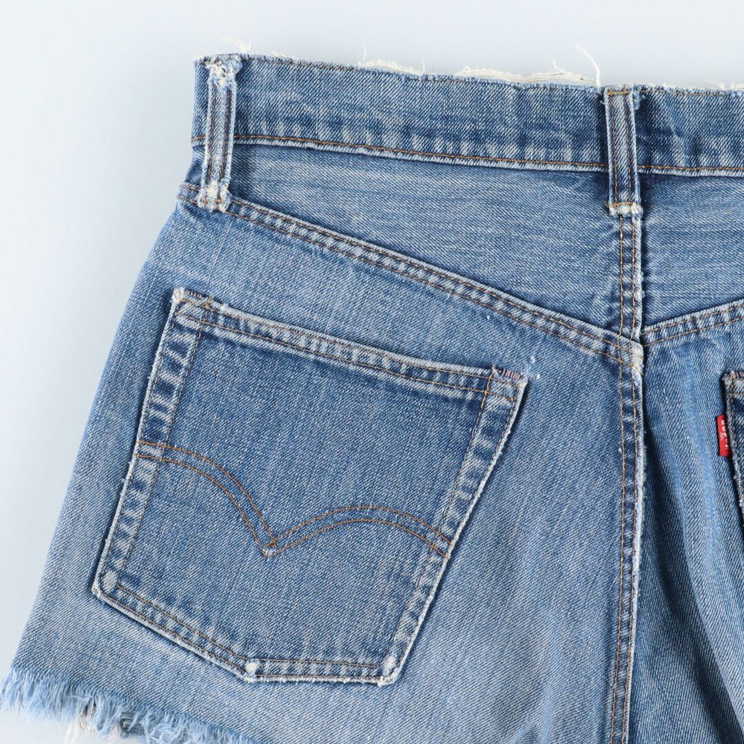 Levi's(リーバイス)の古着 70年代 リーバイス Levi's 505 66前期 デニムショーツ ショートパンツ レディースXL(w31) ヴィンテージ /eaa327862 レディースのパンツ(ショートパンツ)の商品写真