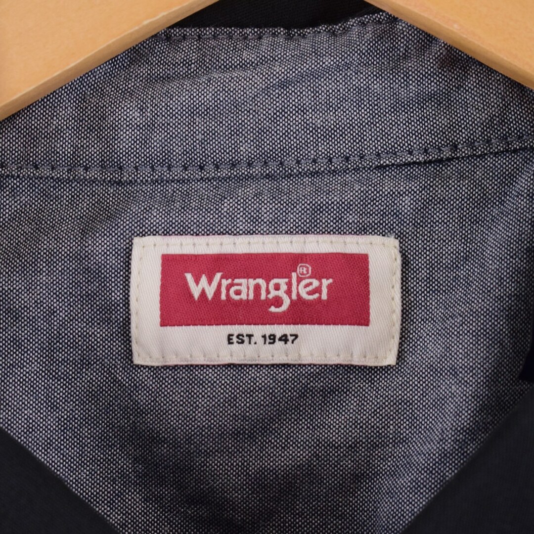 ラングラー Wrangler 半袖 ワークシャツ メンズXXXL /eaa332376