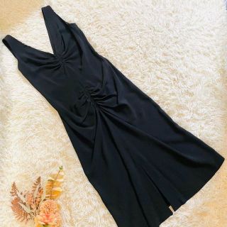 コーフル 【美品】Christian Dior ロングワンピース ビッグカラー 9 M