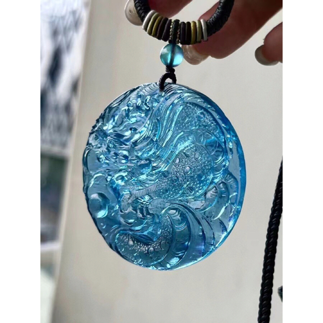 高級】天然 アクアマリン ネックレス 36.4g | hartwellspremium.com