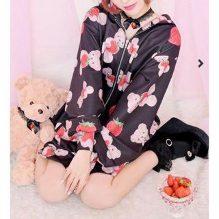 MA*RSマーズmarsma*rs薔薇レースおりぼんパーカーローズrose