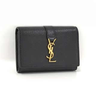 【新品未使用品　箱付き】YEVS SAINT LAURENT 4連キーケース　黒