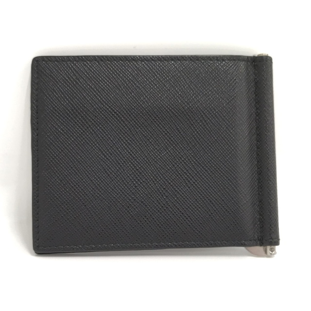 PRADA(プラダ)のPRADA 二つ折り財布 マネークリップ サフィアーノ レザー ネロ ブラック メンズのファッション小物(長財布)の商品写真