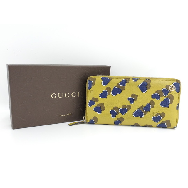 Gucci(グッチ)のGUCCI ハートビート ラウンドファスナー 長財布 インターロッキングG レディースのファッション小物(財布)の商品写真