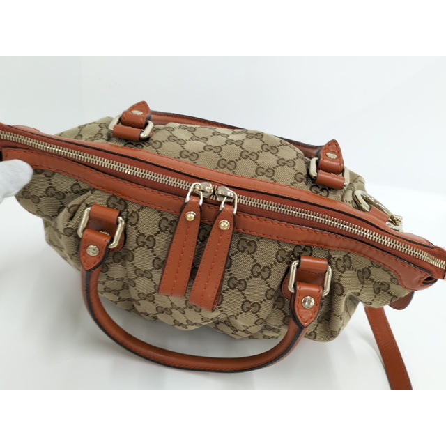 Gucci(グッチ)のGUCCI スーキー 2WAY ショルダーバッグ GGキャンバス ベージュ レディースのバッグ(その他)の商品写真