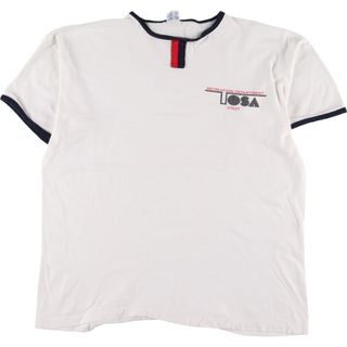 チャンピオン(Champion)の古着 80年代 チャンピオン Champion トリコタグ リンガーTシャツ USA製 メンズM ヴィンテージ /eaa331889(Tシャツ/カットソー(半袖/袖なし))