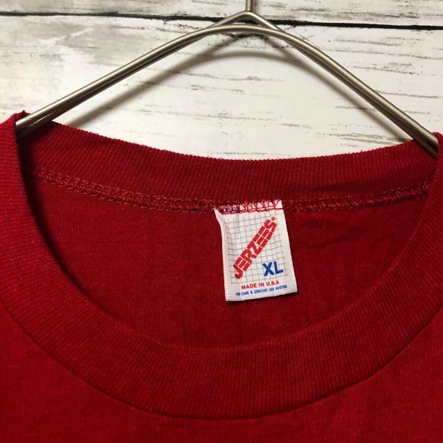 【USA製】ジャージーズ カレッジロゴプリント Tシャツ メンズXL uga42 メンズのトップス(Tシャツ/カットソー(半袖/袖なし))の商品写真