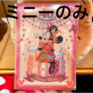 ディズニー(Disney)の【バラ売り】40周年 ディズニー クリアホルダー ミニー(キャラクターグッズ)