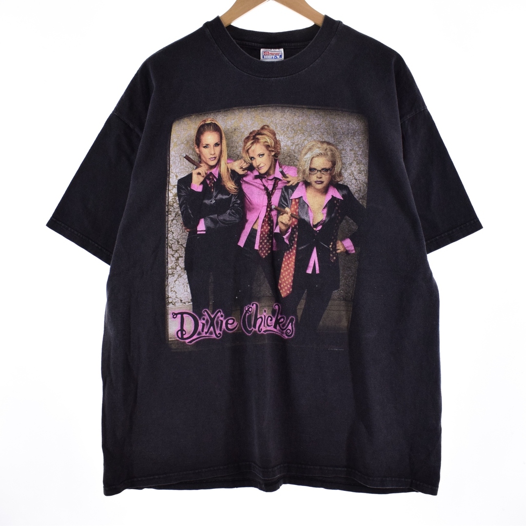 プリント生産国ヘインズ Hanes DIXIE CHICKS THE CHICKS ディクシーチックス 両面プリント バンドTシャツ バンT メンズXXL /eaa317194